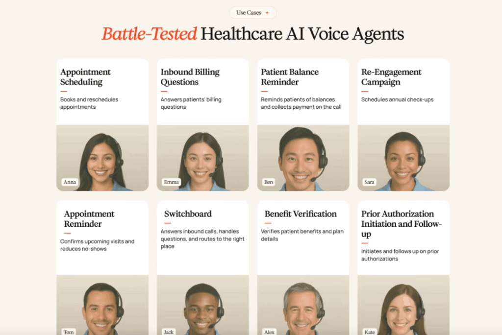 Prosper AI healthcare voice agents for appointment scheduling, billing, benefit verification, and patient re-engagement